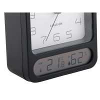 Budík Karlsson KA5954BK Duo, 12cm
